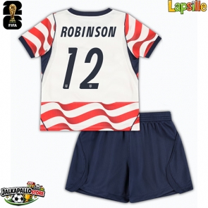 Yhdysvallat Miles Robinson #12 Kotipaita Lapsille MM-kisat 2026 Lyhythihainen (+ shortsit)